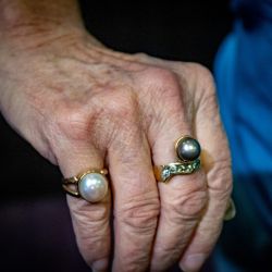 Janet with Personal one of kind Jewellery 