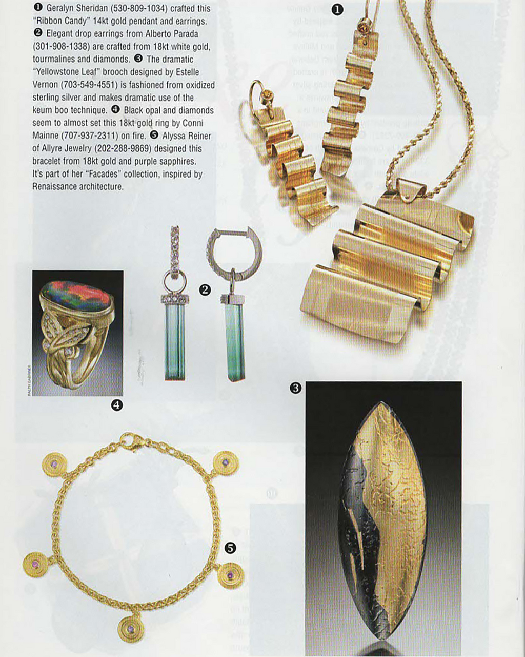 Niche Magazine Editorial JCK 2012 | Geralyn Sheridan Designs