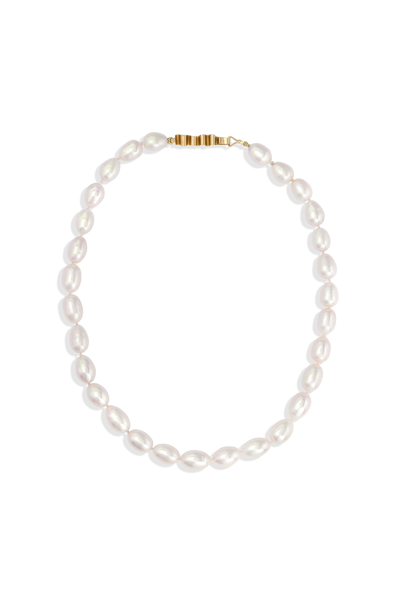 Pearls with Handmade 14K Gold Clasp