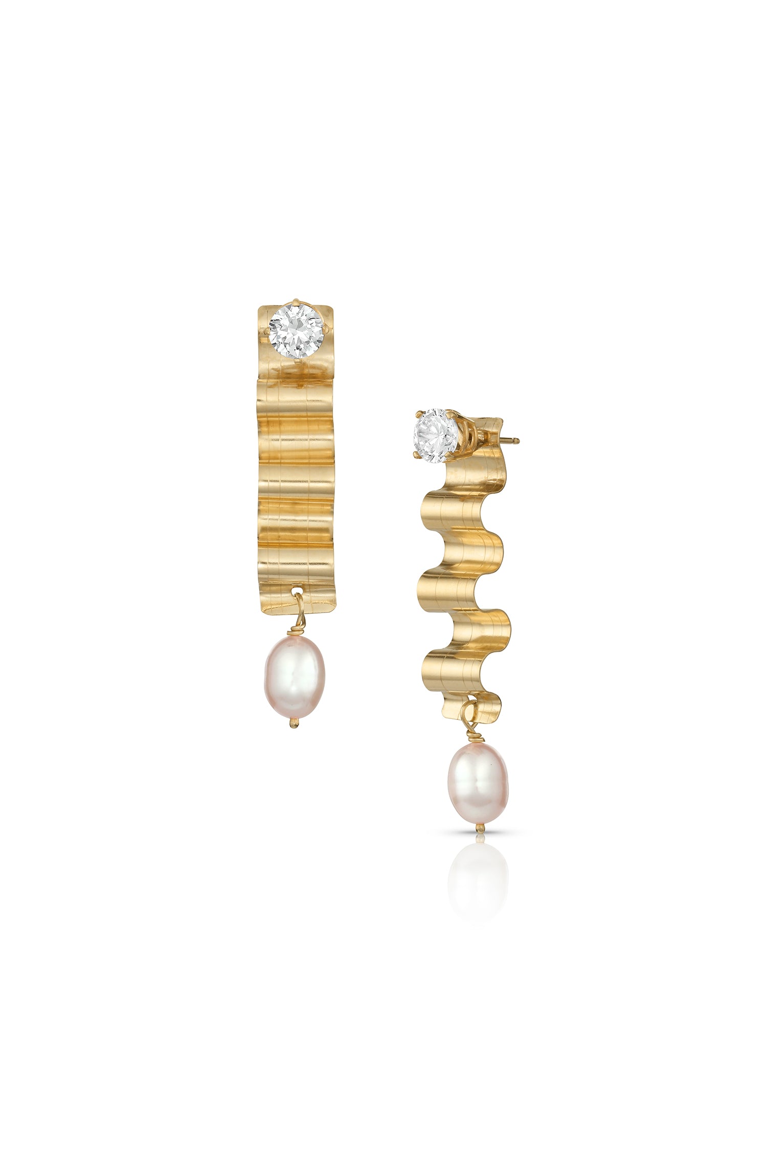 Award Winning "Zoom Worthy Earrings" 14K Gold & Pearls