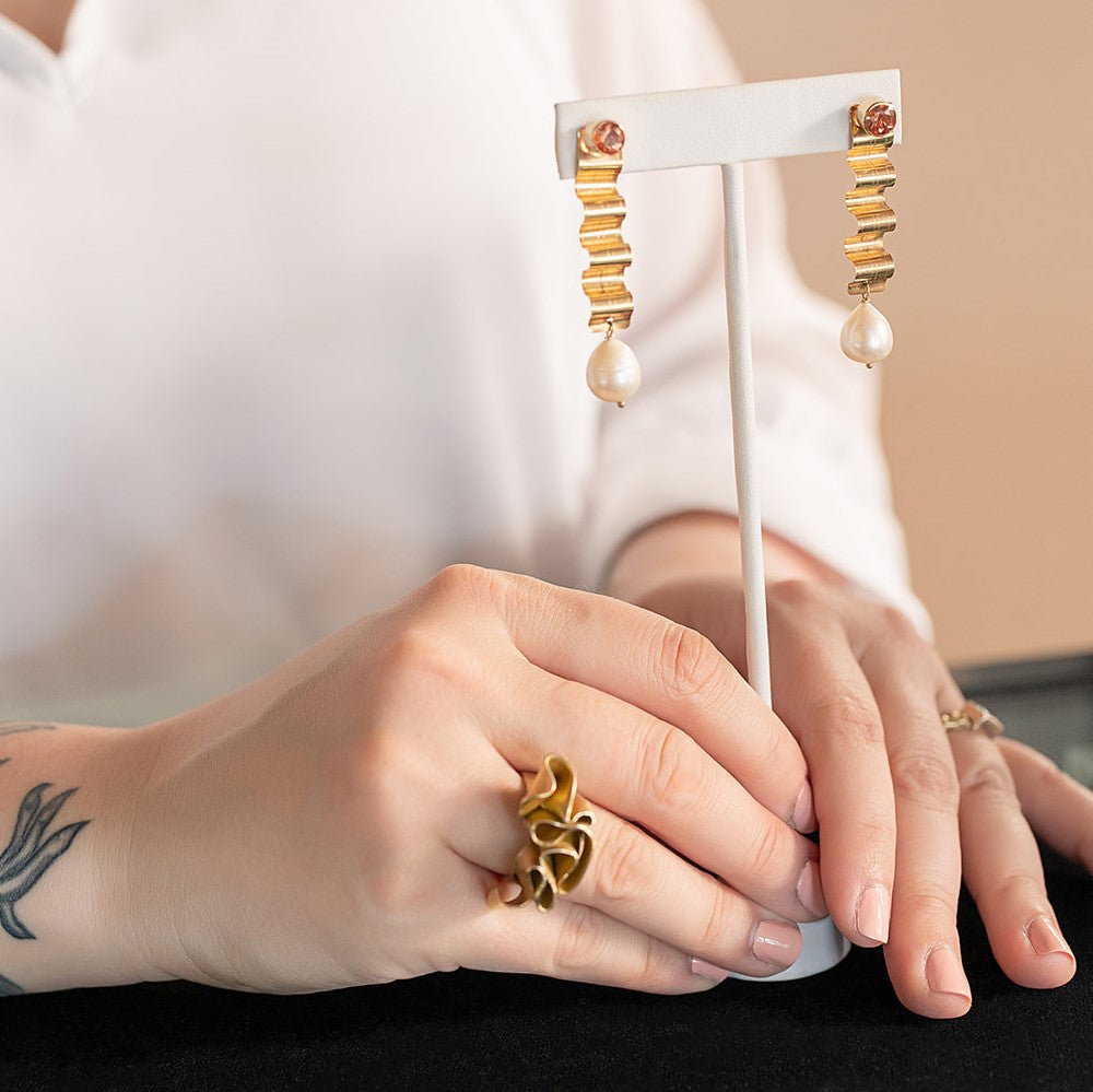 Curves & Textures in Geralyn Sheridan Designs: Jewelry That Moves With You