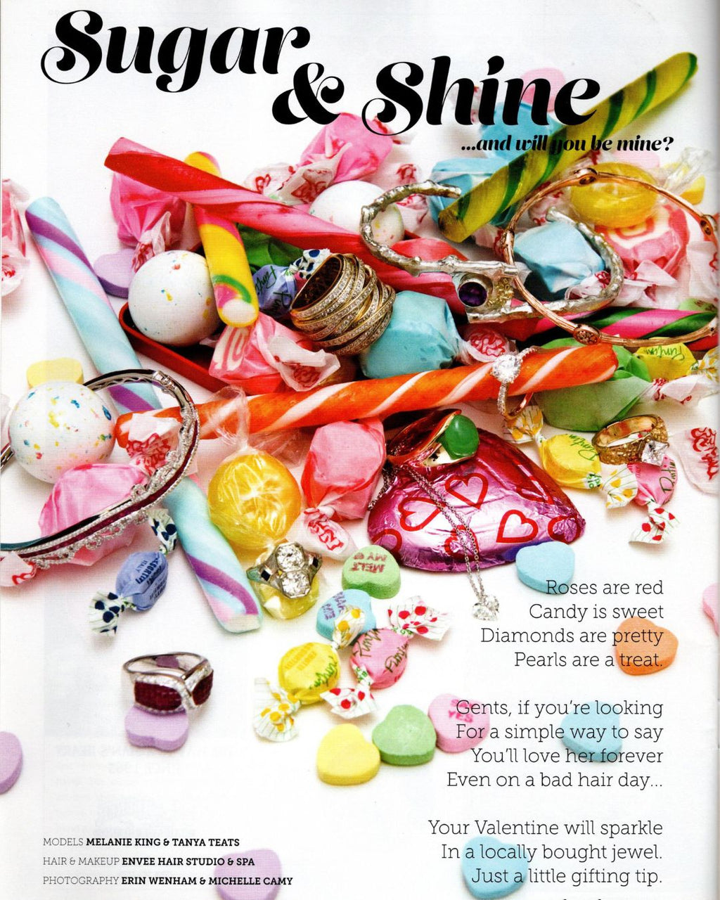 Upgraded Living Magazine Sugar Article Valentine Issue