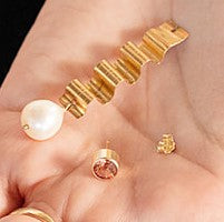 14K Gold & Pearl Earring Jackets
