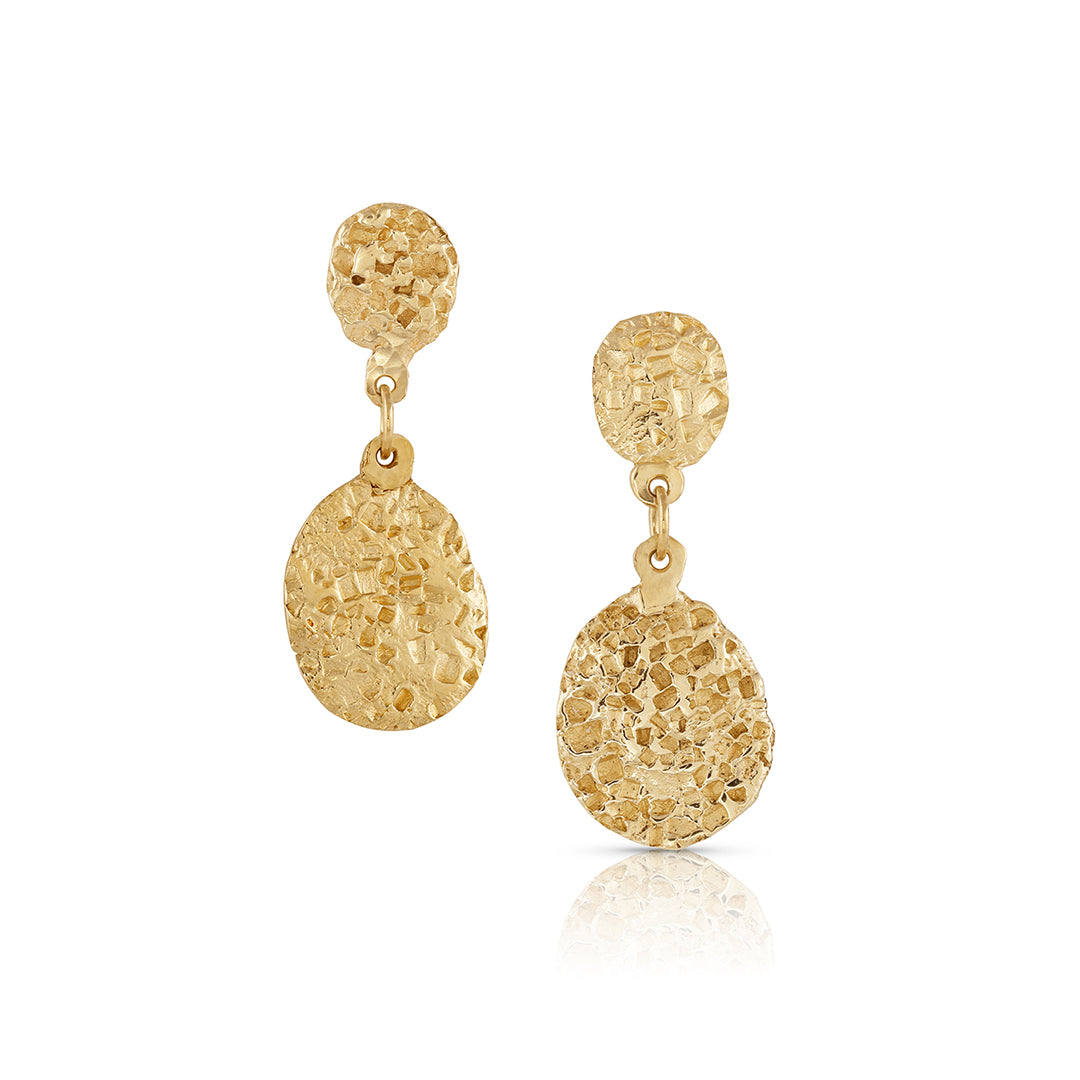 Sweet Love Earrings in 14K Gold