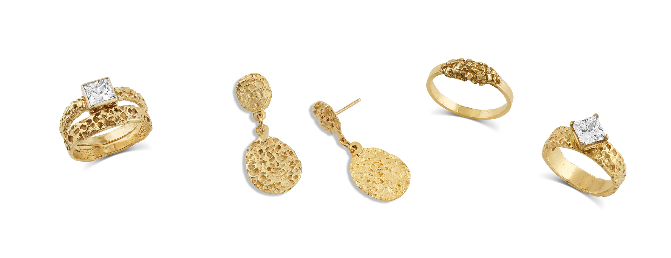 Sweet Love Earrings in 14K Gold